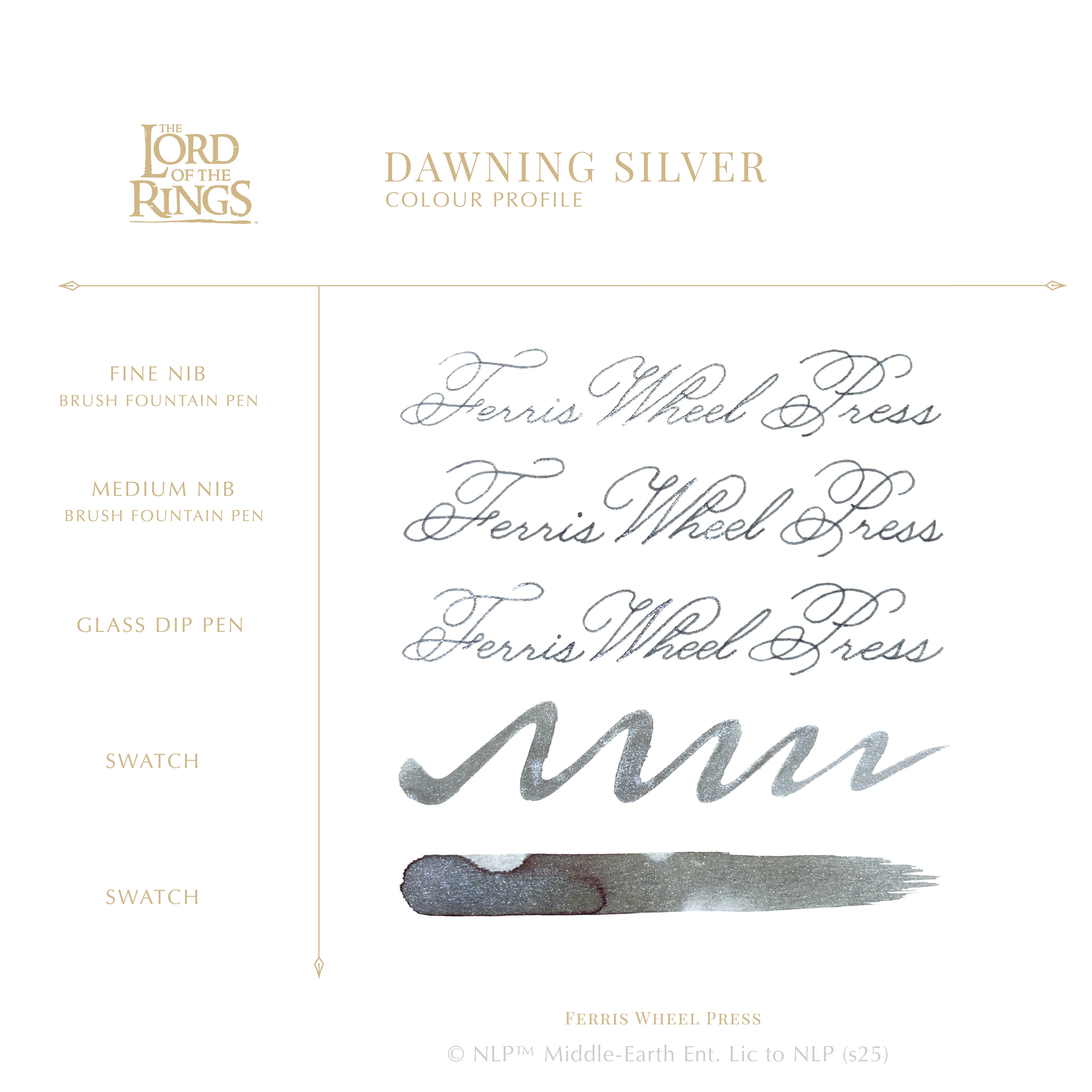 Warner Bros. | The Lord of the Rings | Dawning Silver 10ml Ink