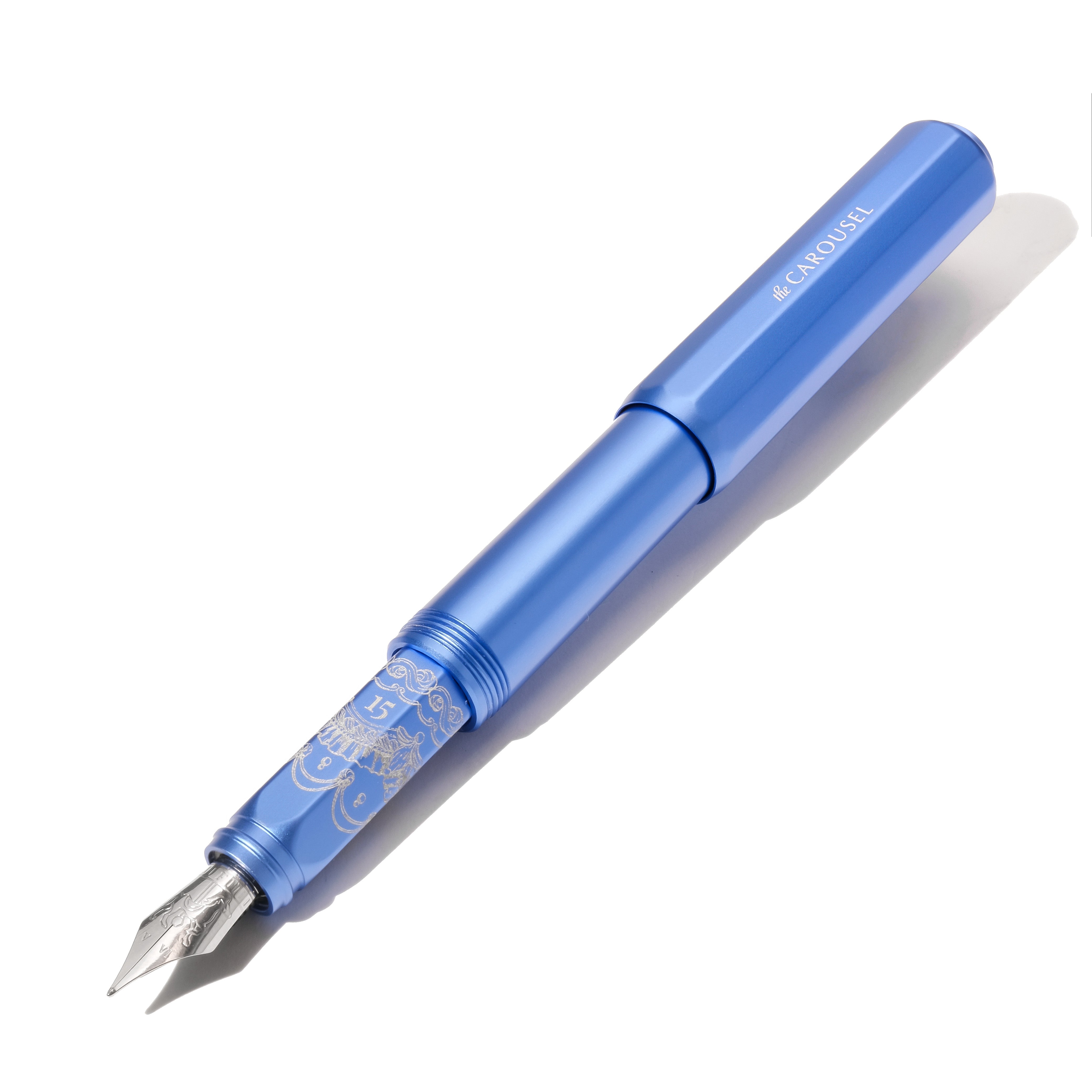 Limited Edition 2025 | Aluminum Carousel Fountain Pen - Blue Revelry