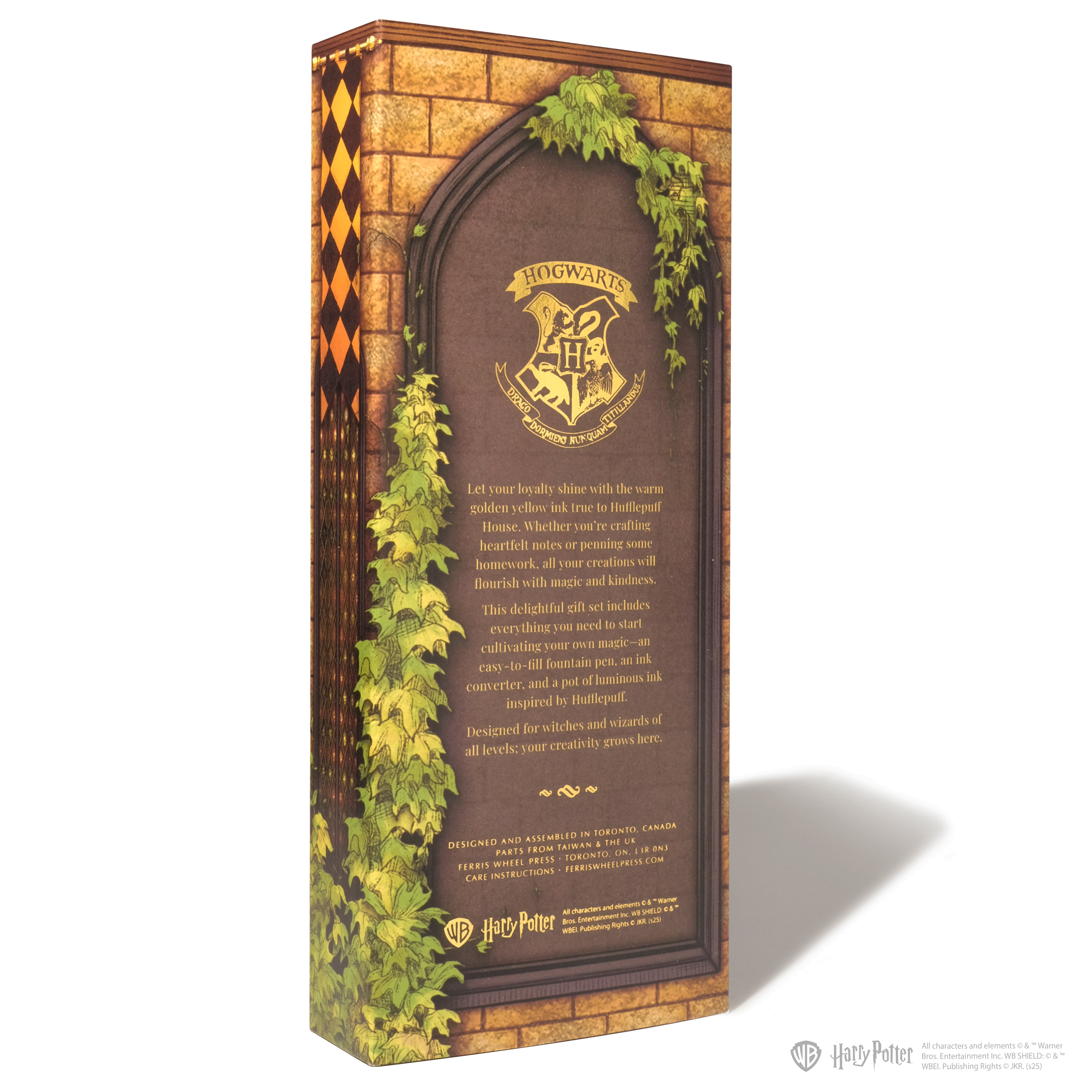 Warner Bros. | Harry Potter | Carousel Fountain Pen and 10ml Ink Set | Hufflepuff