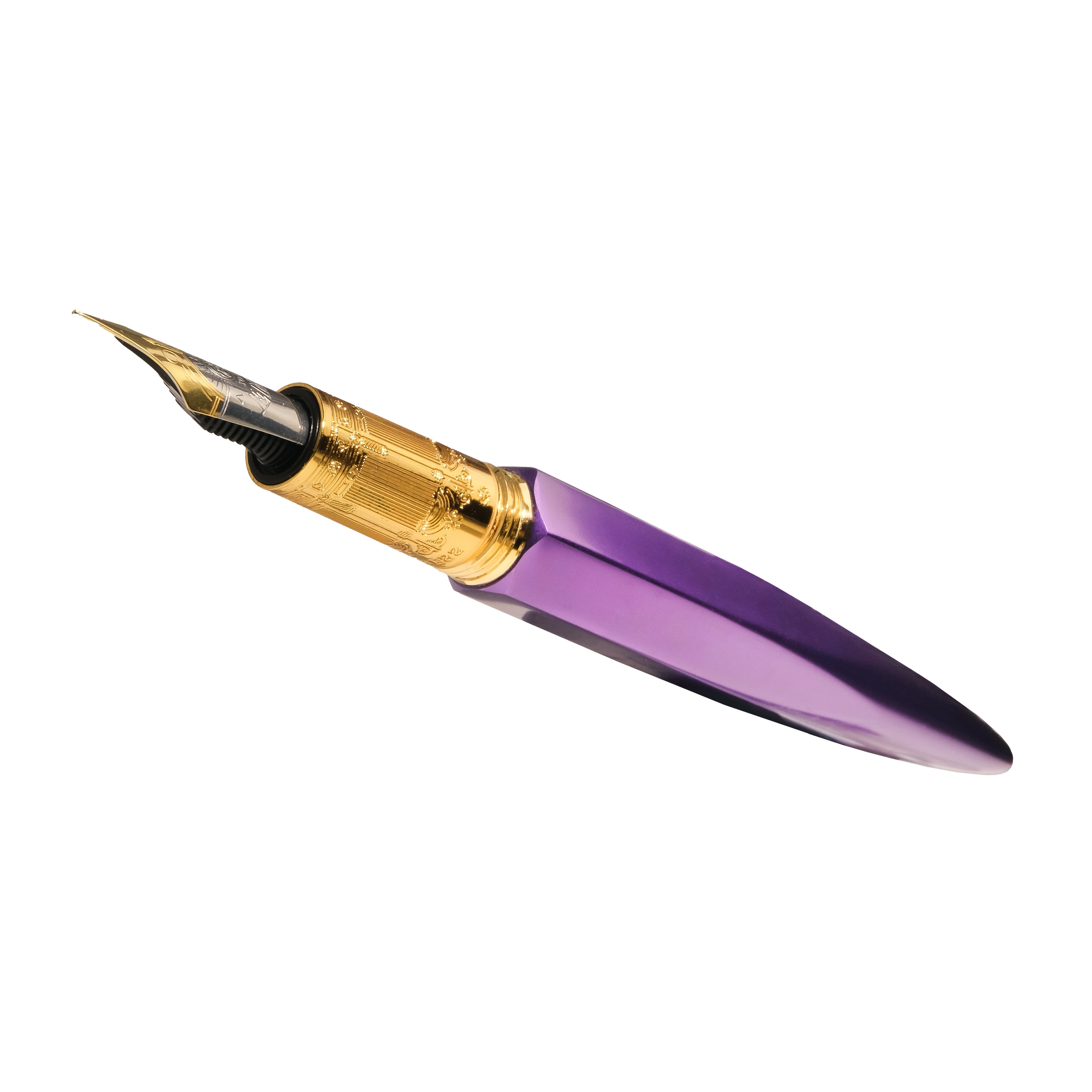 The Marquise Fountain Pen - Aubergine