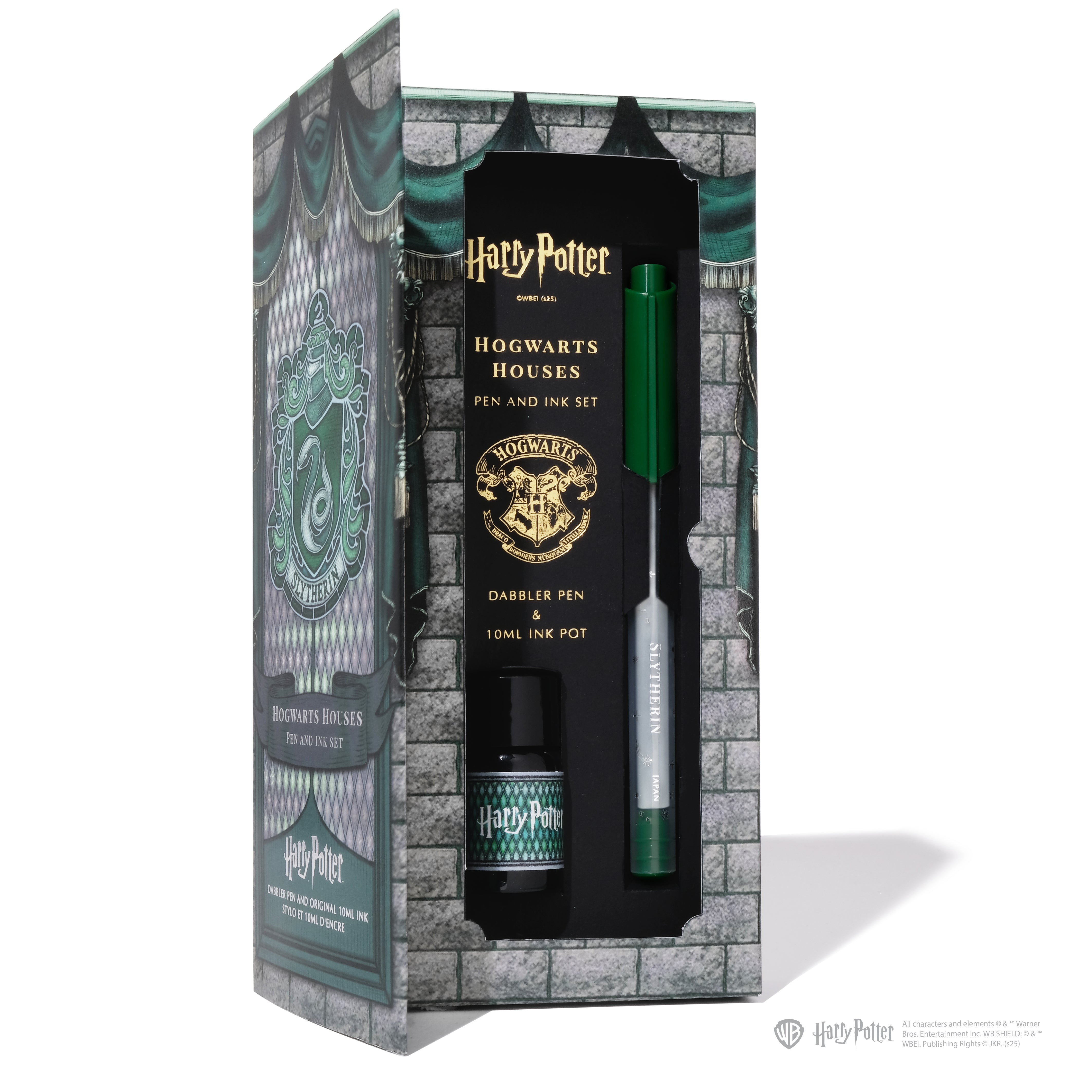 Warner Bros. | Harry Potter | Dabbler Pen and 10ml Ink Set | Slytherin