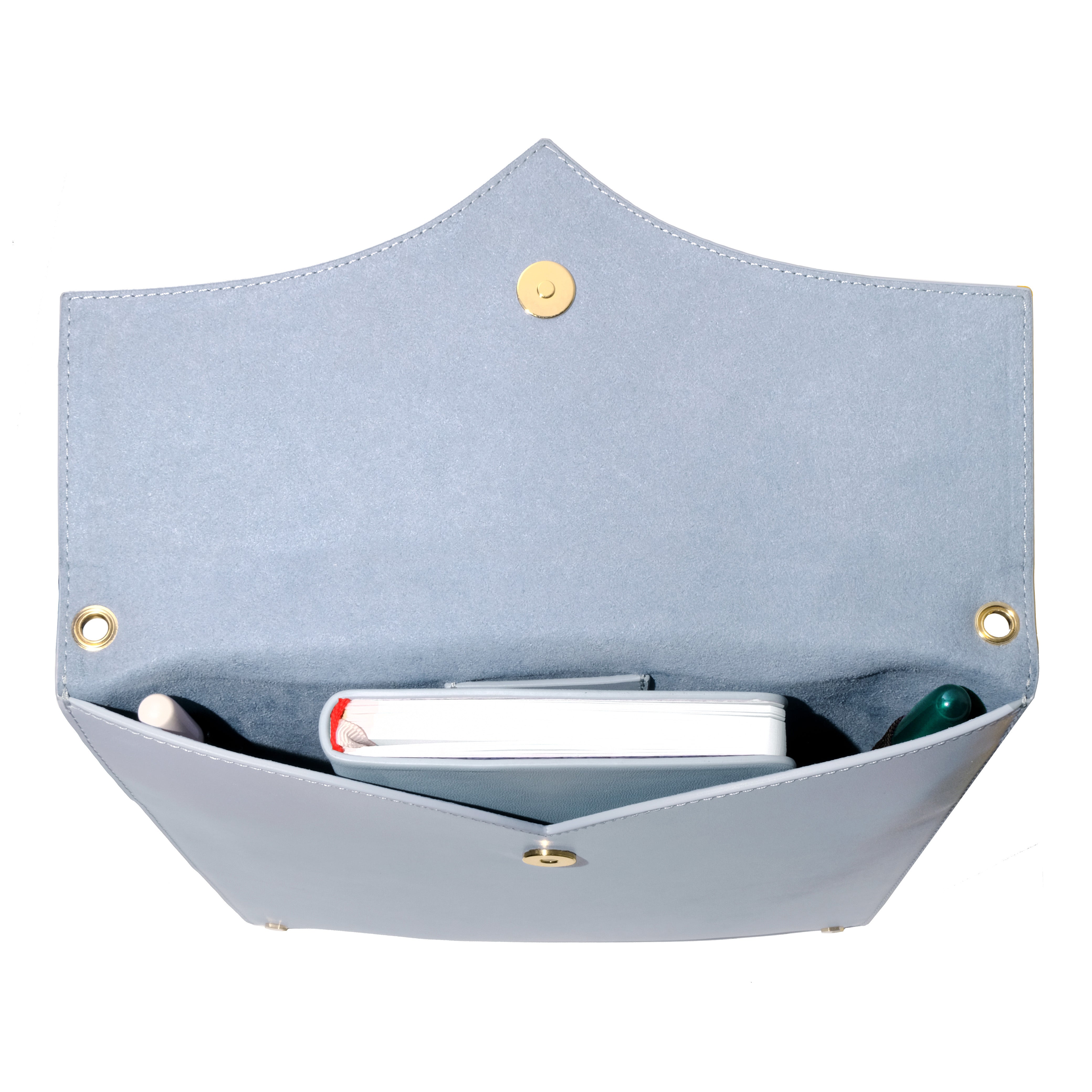 Leather Stationery Collection - The Pendant Folio A5 / Light Blue