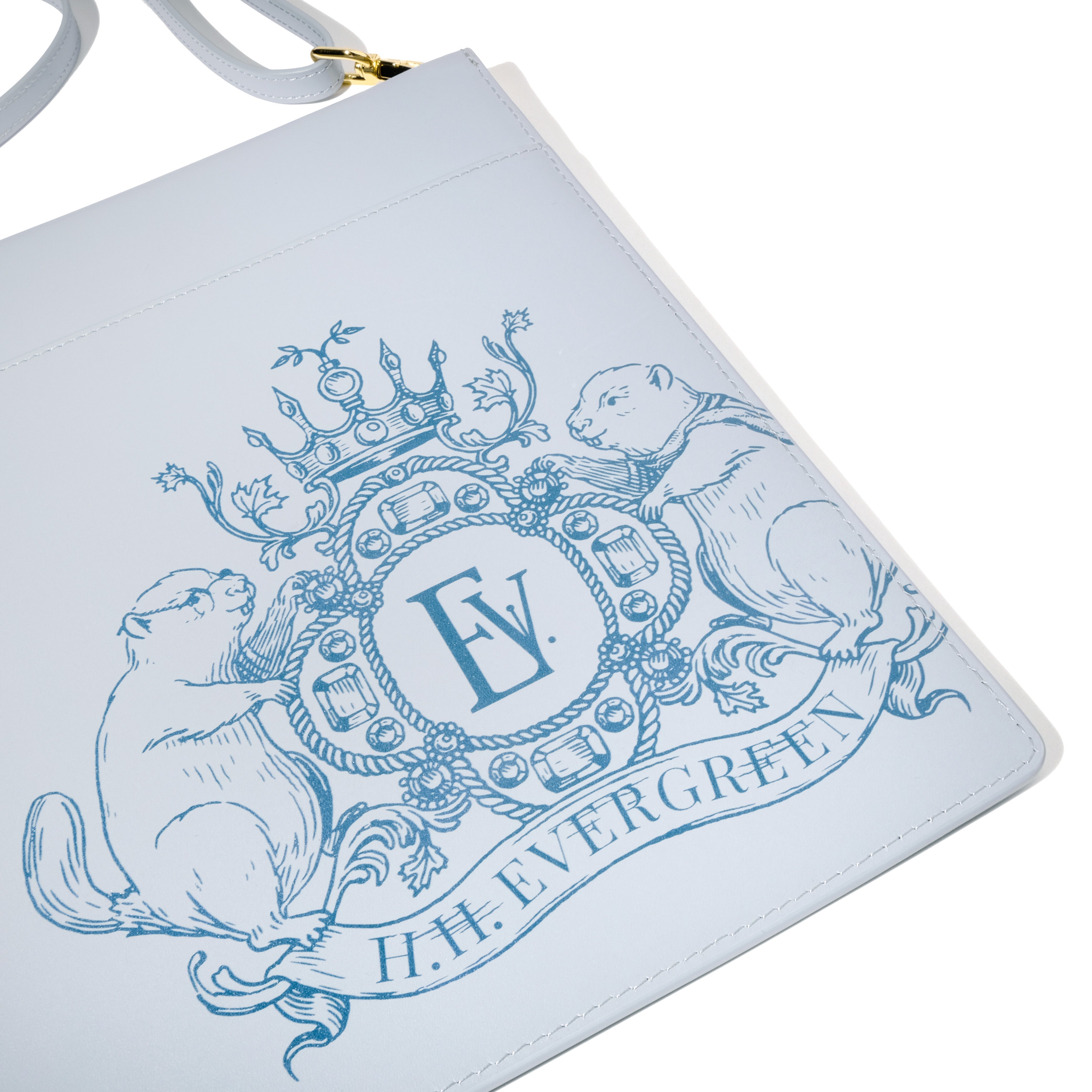 Leather Stationery Collection - The Pendant Folio A5 / Light Blue