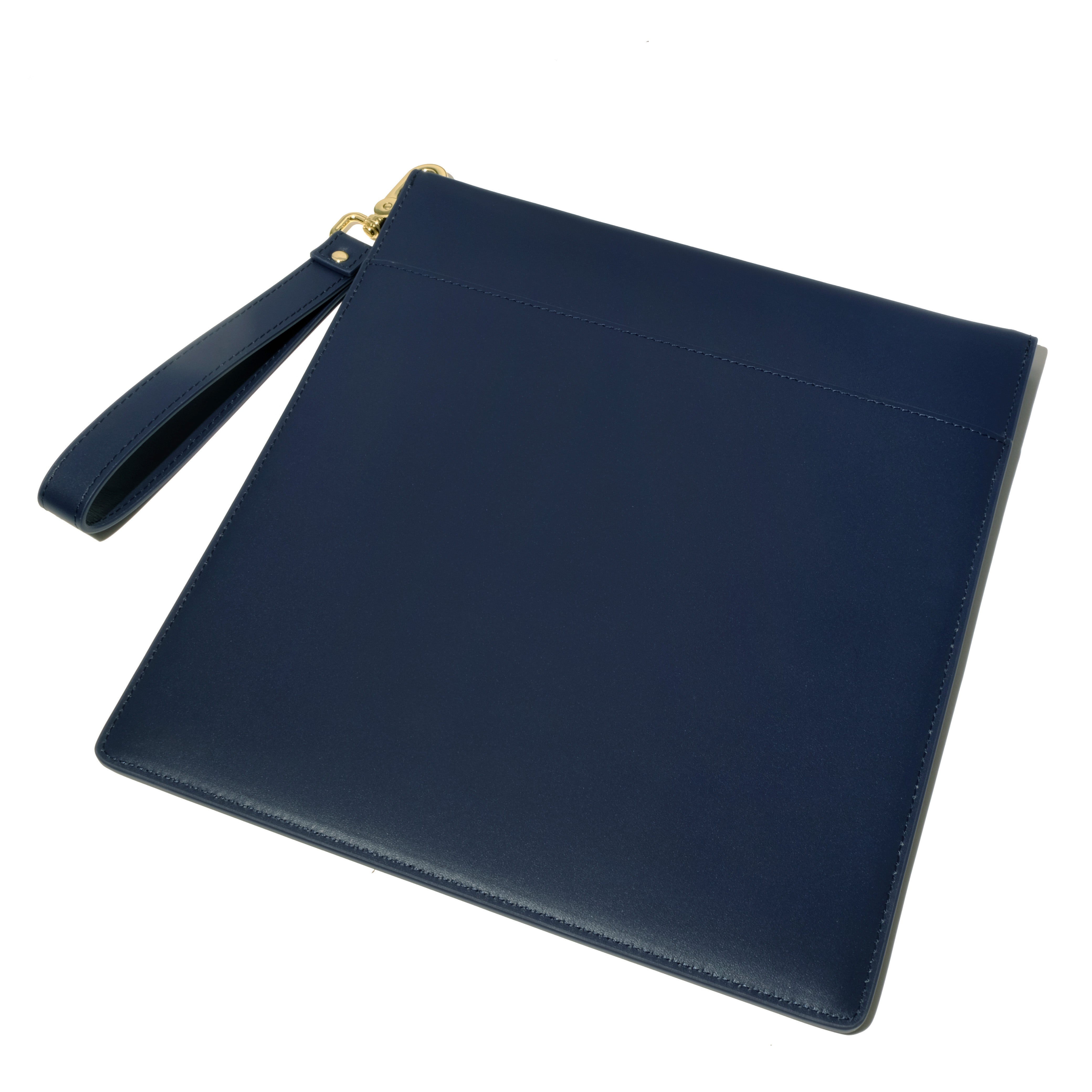 Leather Stationery Collection - The Pendant Folio A5 / Navy