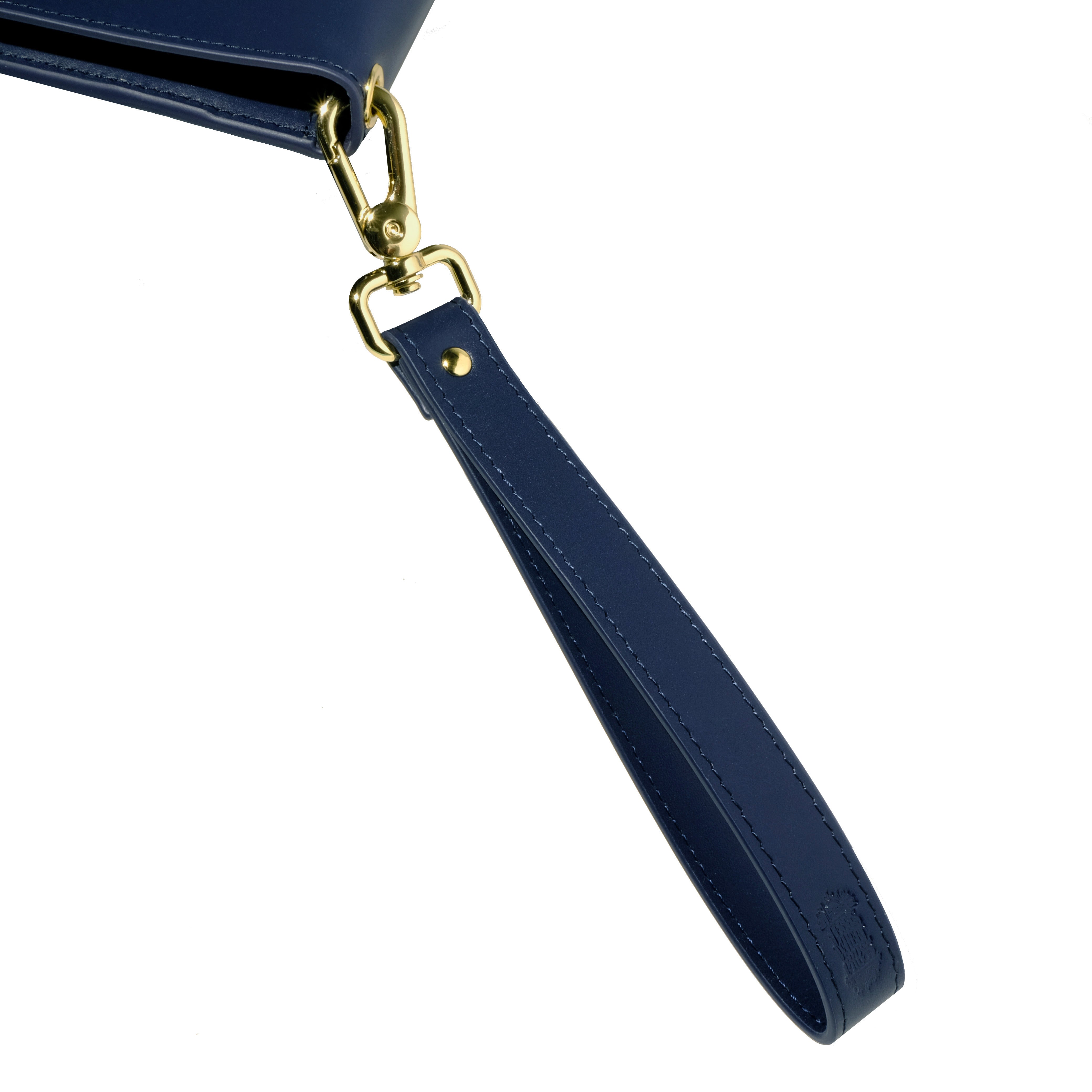 Leather Stationery Collection - The Pendant Folio A5 / Navy