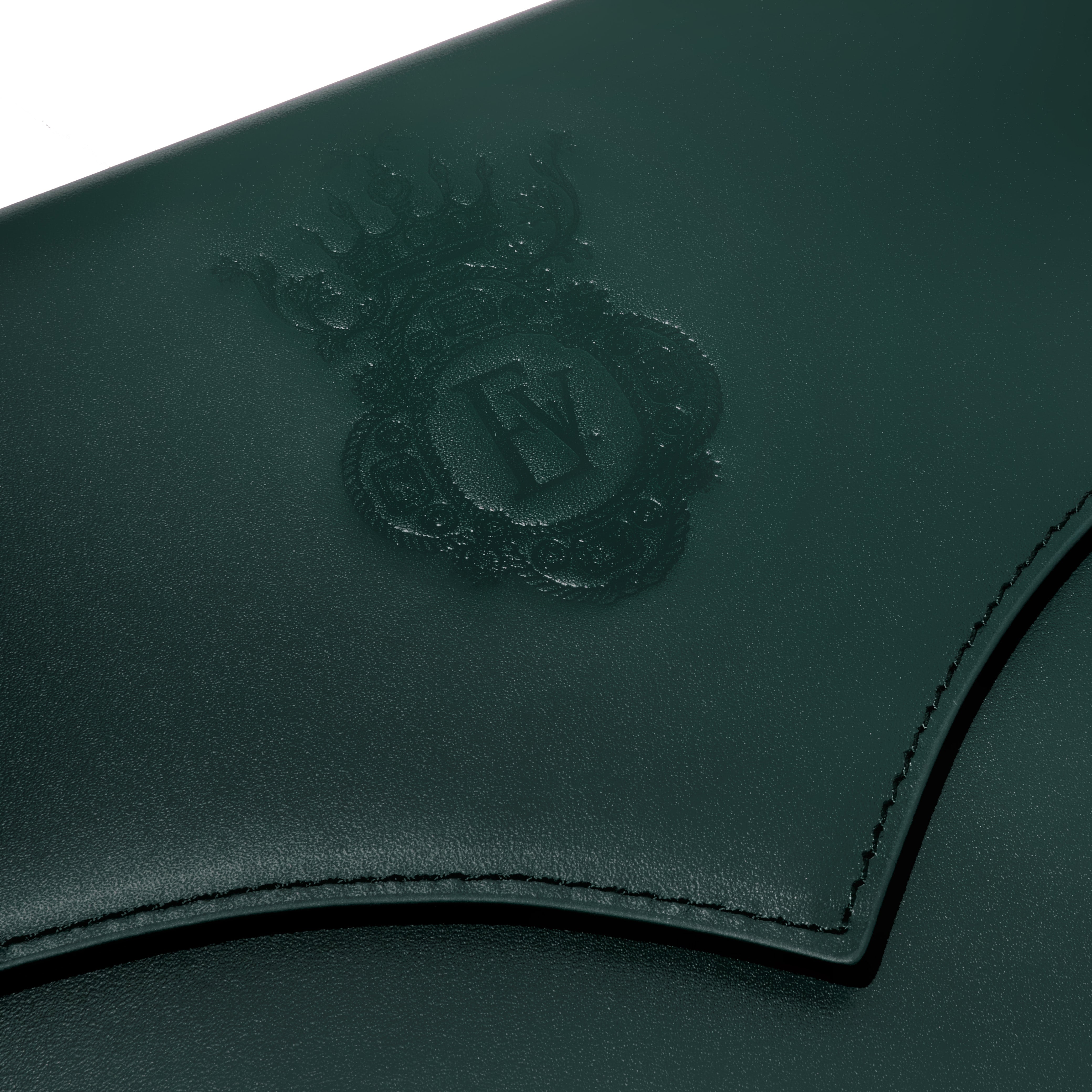 Leather Stationery Collection - The Pendant Folio A5 / Deep Teal