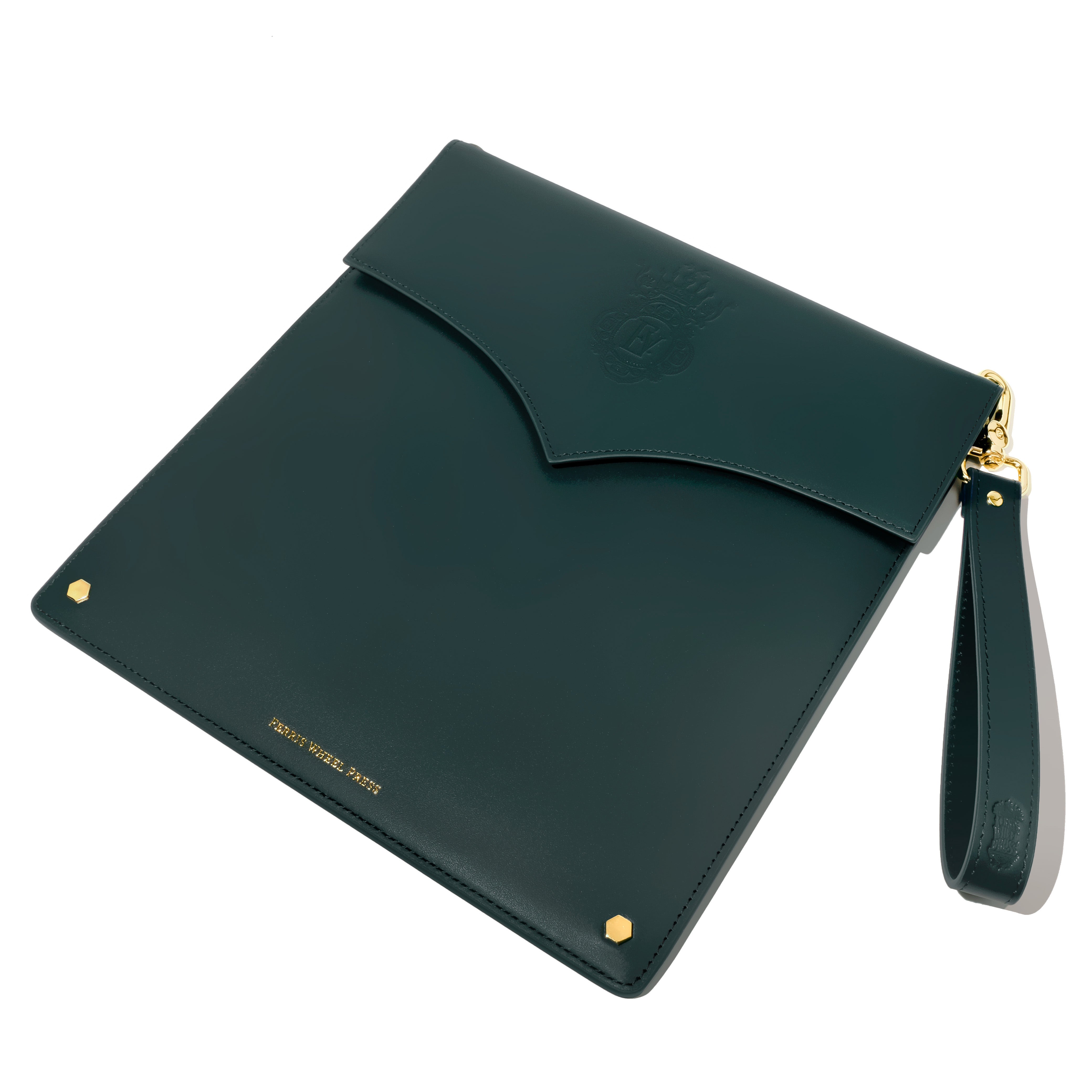 Leather Stationery Collection - The Pendant Folio A5 / Deep Teal